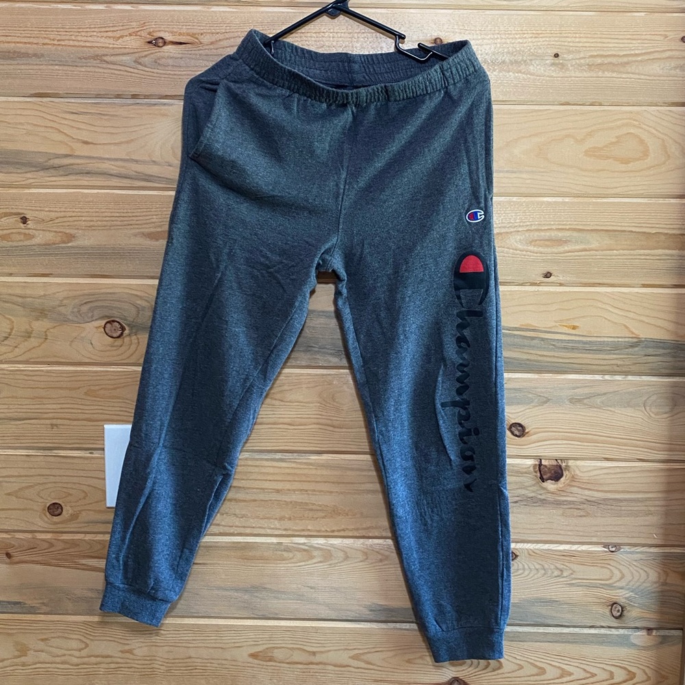 Dark gray champion sweatpants